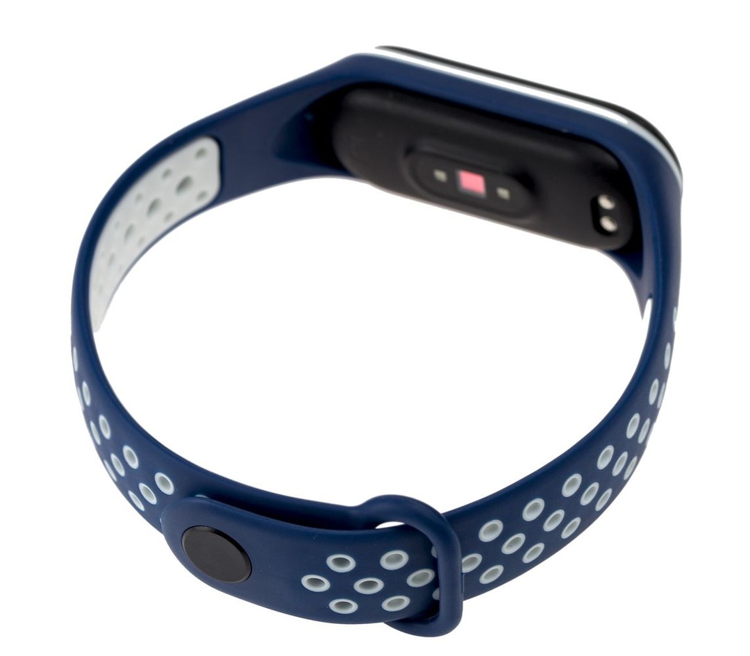 Ремінець SPORT для Xiaomi Mi Band 3/4 blue-white-1