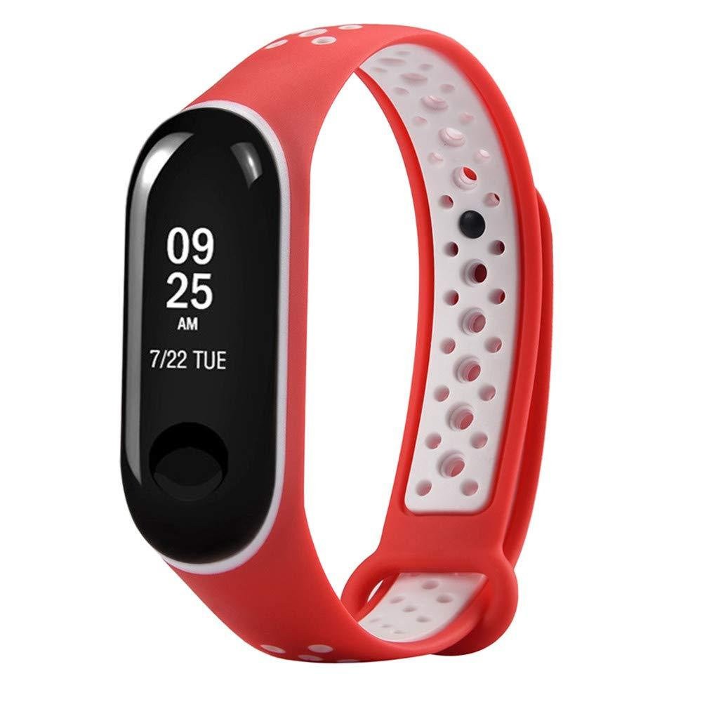 Ремінець SPORT для Xiaomi Mi Band 3/4 red-white-0