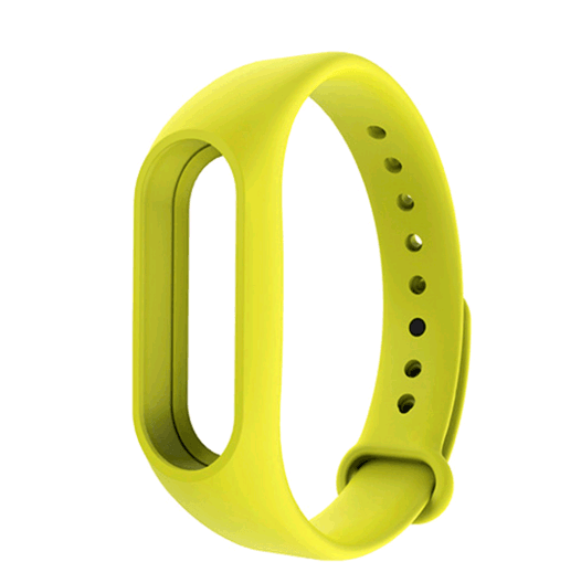 Ремінець Silicone для Mi Band 3/4 (Yellow)-0