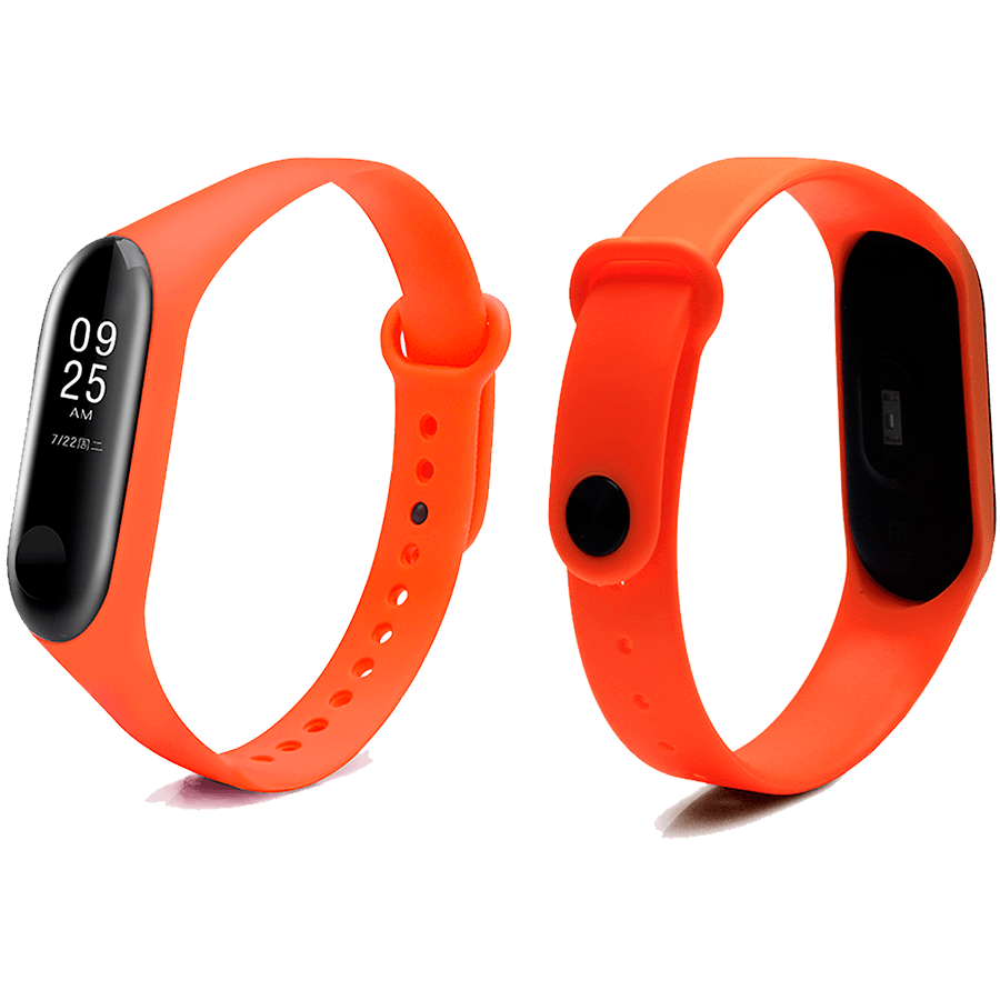 Ремінець Silicone для Xiaomi Mi Band 3/4 (Apricot)-0