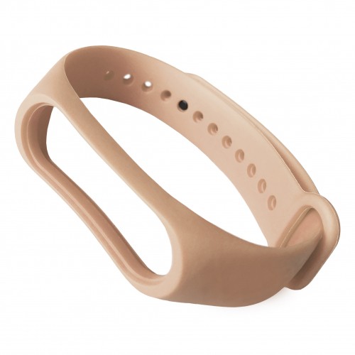 Ремінець Silicone для Xiaomi Mi Band 3/4 (Pink Sand)-0