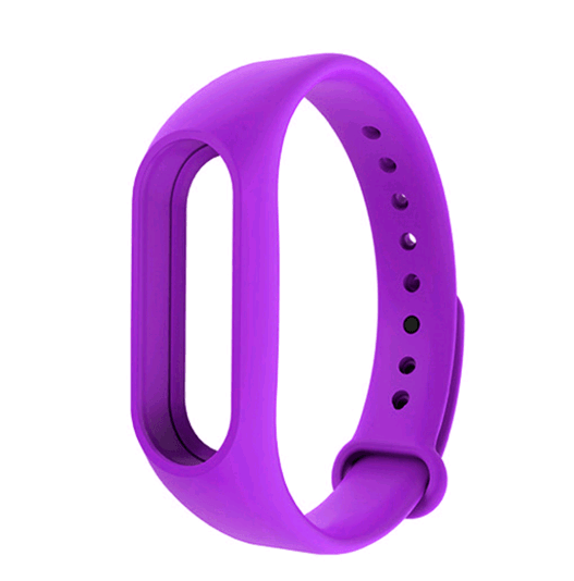 Ремінець Silicone для Xiaomi Mi Band 3/4 (purple)-0