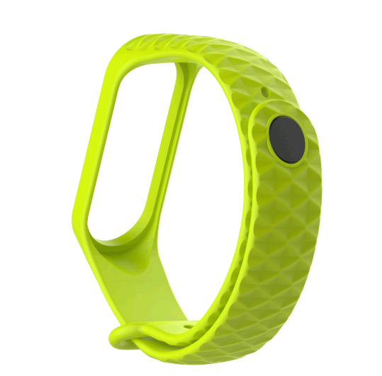 Ремінець Rhombus для Xiaomi Mi Band 3/Band 4 (Green)-0