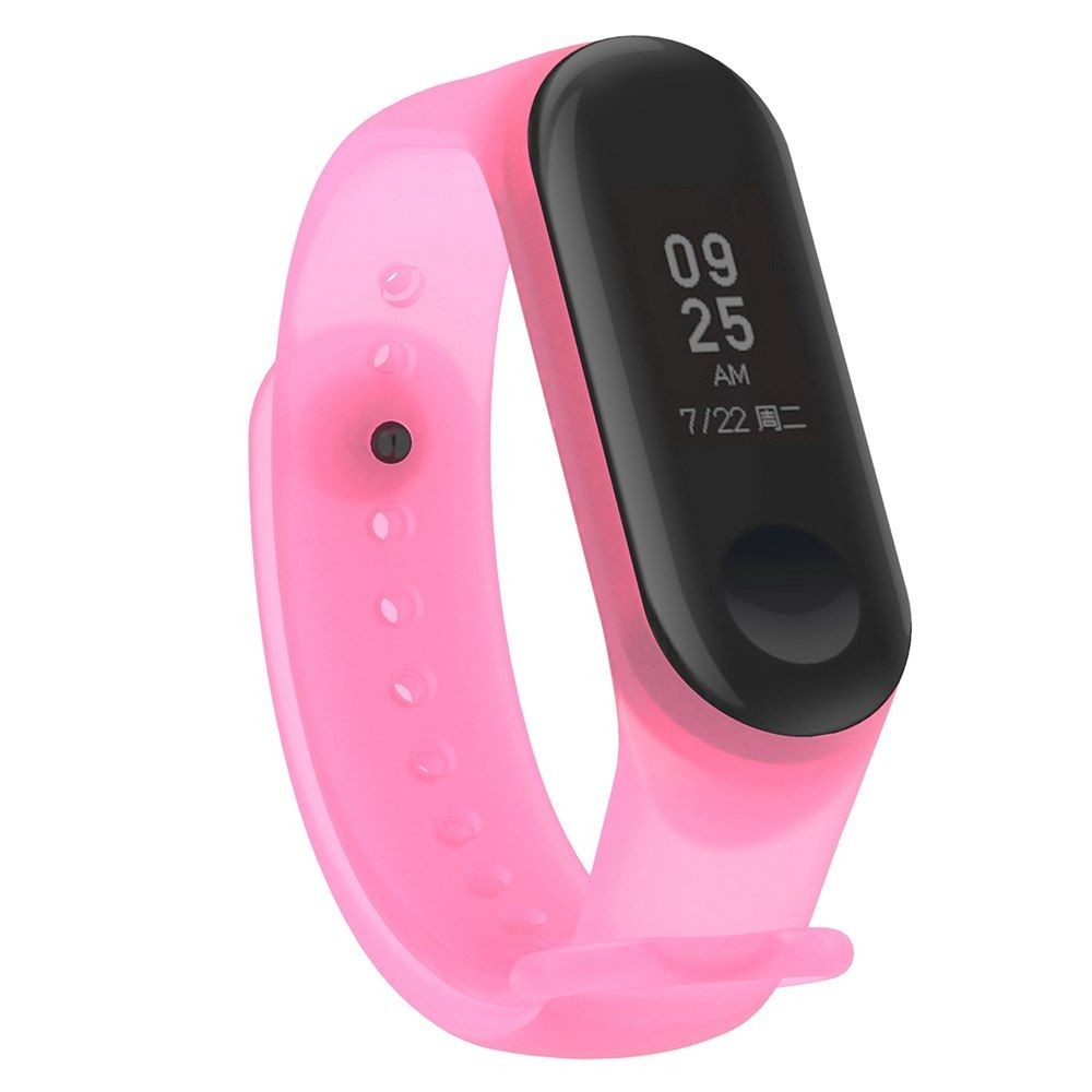 Ремінець Neon для  Xiaomi Mi Band 3 / 4 (pink)-0