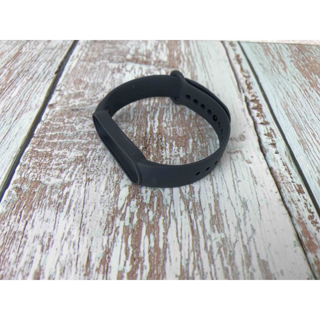 Ремінець Silicone для Xiaomi Mi Band 5/6 (Dark Gray)-0