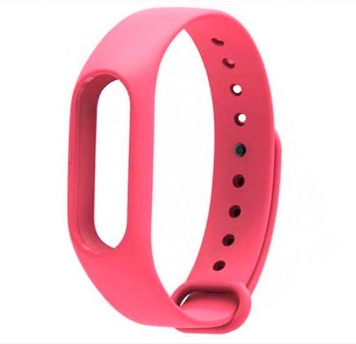 Ремінець Silicone для Mi Band 2 (Pink)-0