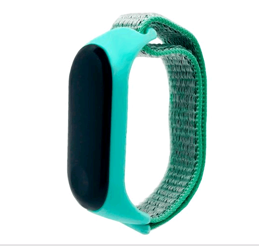 Ремінець Nylon + Silicon для Mi Band 3/4  (Mint Gum)-0