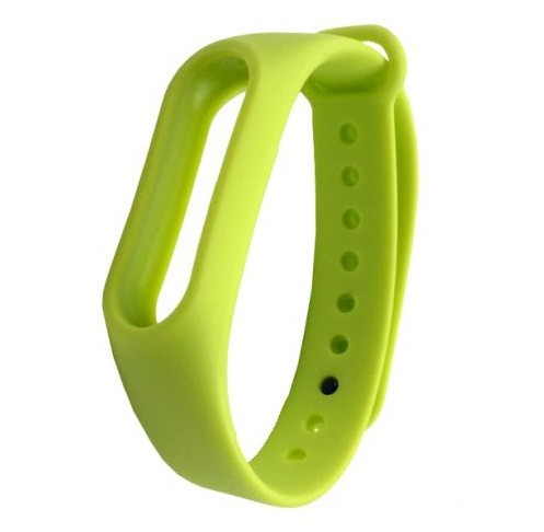 Ремінець Silicone для Mi Band 2 (Lime)-0