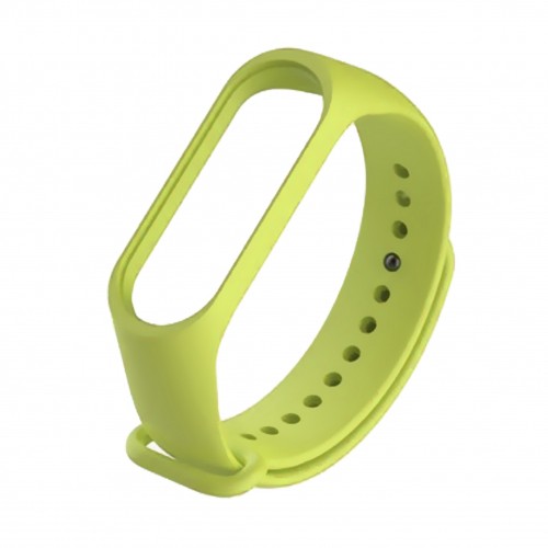 Ремінець Silicone для Xiaomi Mi Band 3/4 (Lime)-0