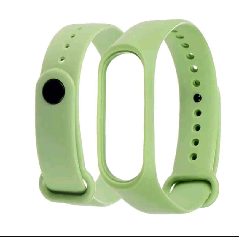 Ремінець Silicone для Xiaomi Mi Band 3/4 (Mint Gum)-0