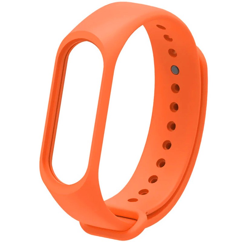 Ремінець Silicone для Xiaomi Mi Band 3/4 (Orange)-0