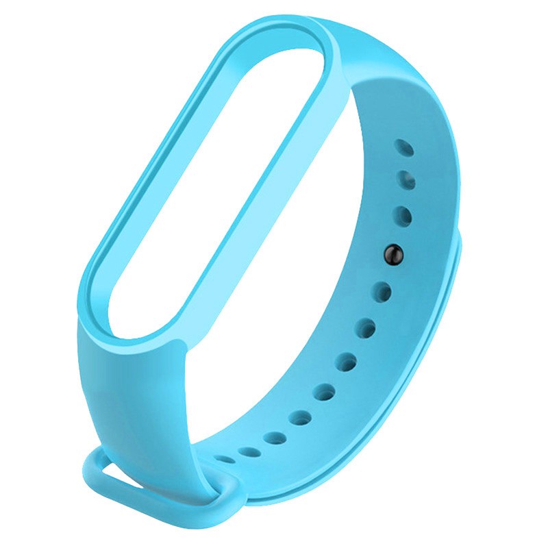 Ремінець Silicone для Xiaomi Mi Band 5/6 (Light Blue)-0