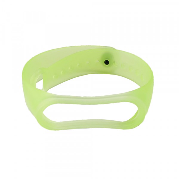 Ремінець MATTE для Xiaomi Mi Band 3/4 Lime-0