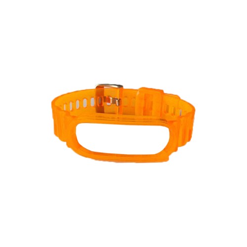 Ремінець Silicone Lock для  Xiaomi Mi Band 5 Orange-0