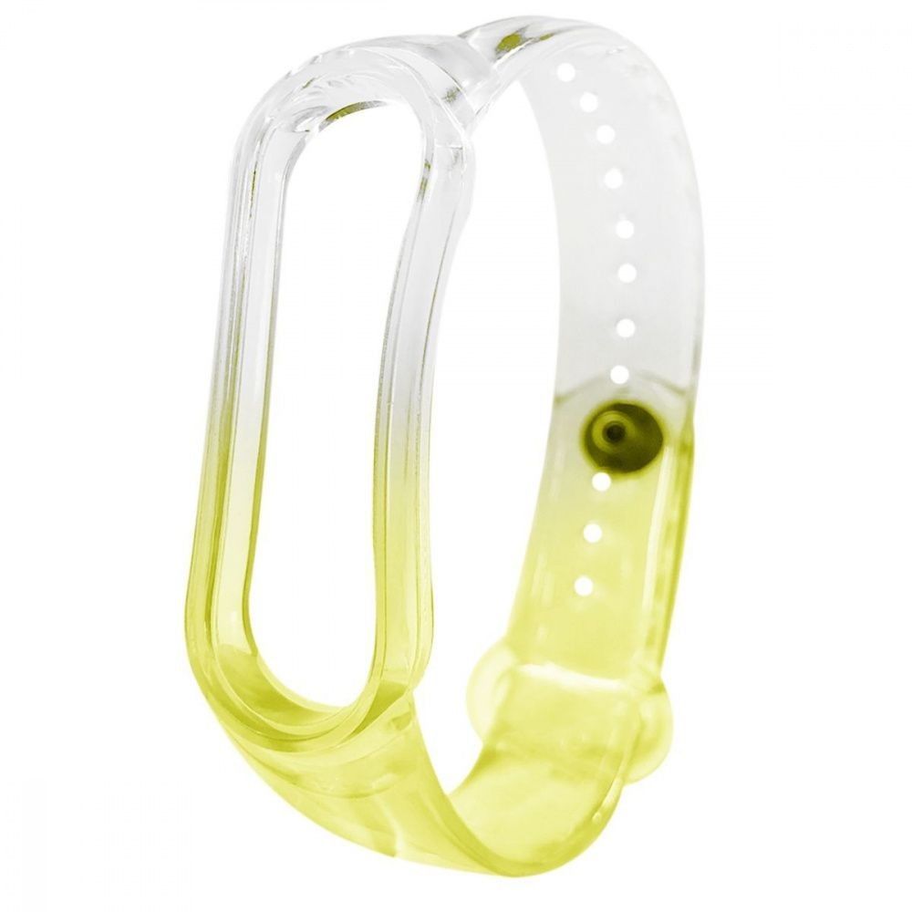 Ремінець Neon Clear для  Mi Band 3/4 (yellow)-0
