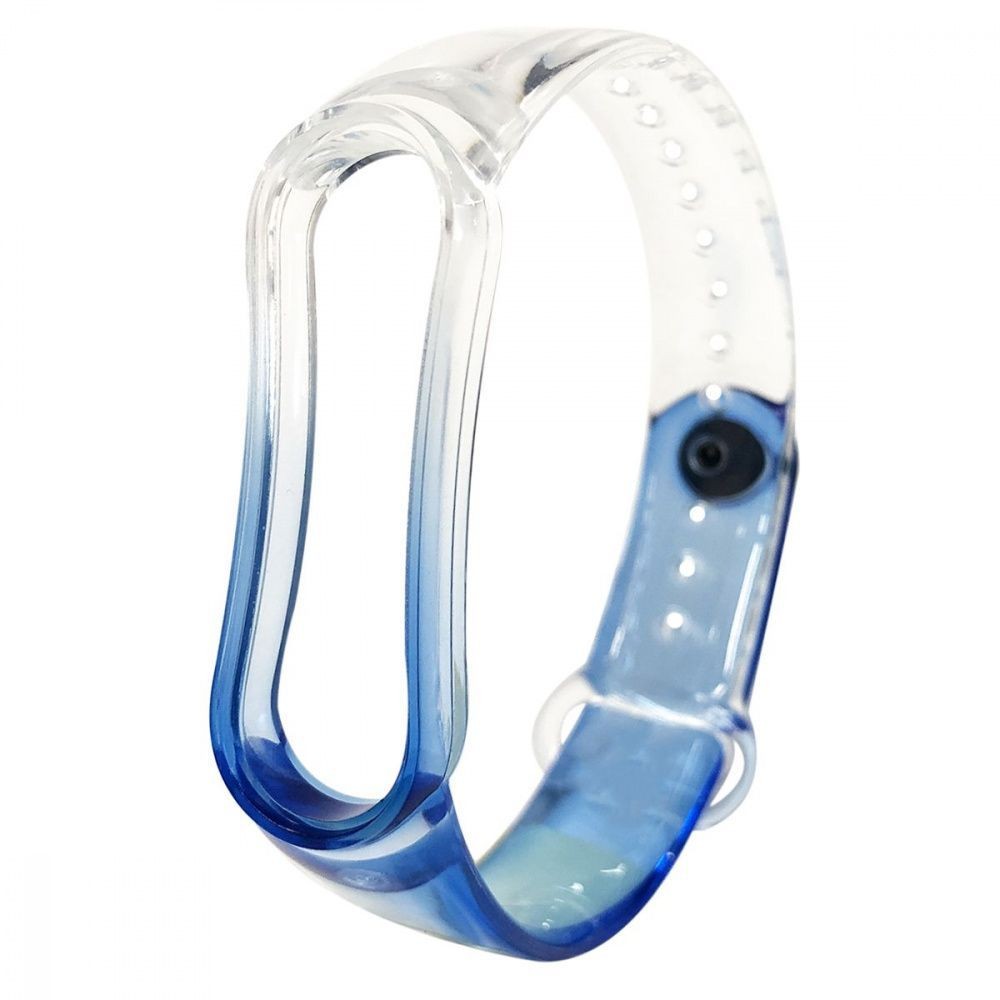 Ремінець Neon Clear для  Mi Band 3/4 (Blue)-0