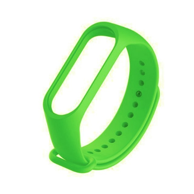Ремінець Silicone для Xiaomi Mi Band 3/4 (Kelly Green)-0