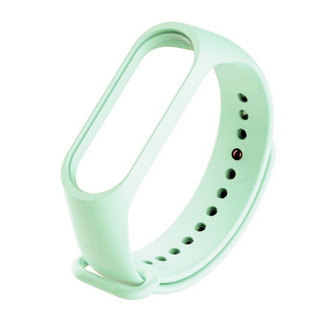 Ремінець Silicone для Xiaomi Mi Band 5/6 (Light Mint)-0
