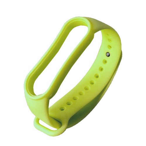 Ремінець Silicone для Xiaomi Mi Band 5/6 (Lime)-0