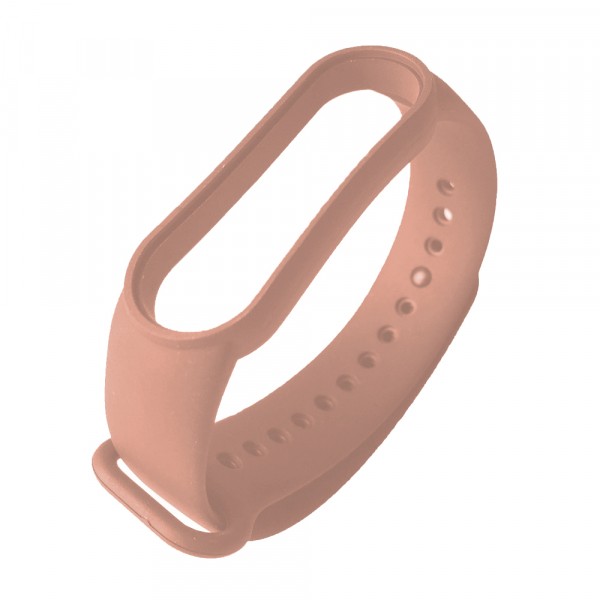 Ремінець Silicone для Mi Band 5/6/7 (Pink sand)-0
