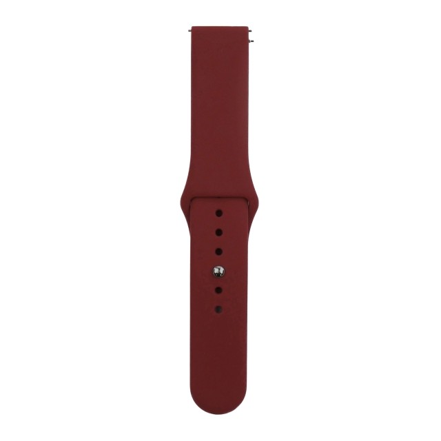 Ремінець Silicone 22mm Samsung Watch Active/Galaxy S4 42mm/Gear S2/Xiaomi Amazfit Burgundy-0