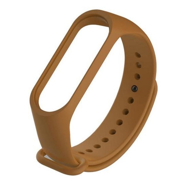 Ремінець Silicone для Xiaomi Mi Band 3/4 (Brown)-0