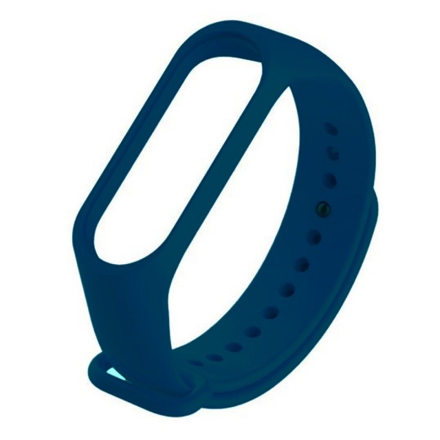 Ремінець Silicone для Xiaomi Mi Band 3/4 (Cobalt Blue)-0