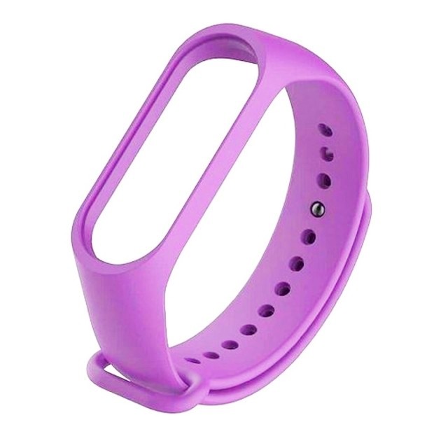 Ремінець Silicone для Xiaomi Mi Band 3/4 (Violet)-0