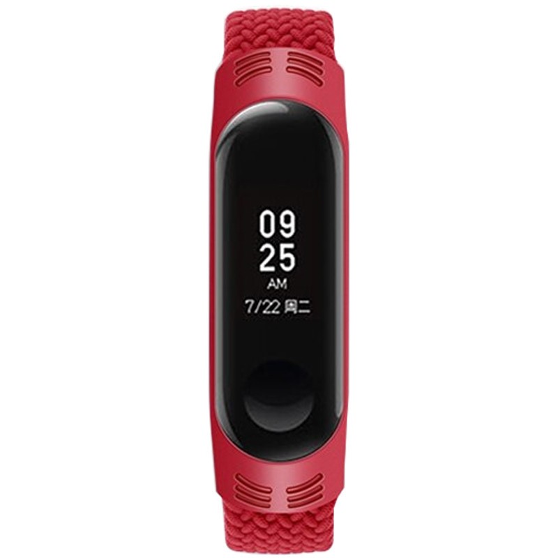 Braided Solo Loop для Xiaomi Mi Band 3/4/5/6 (S) червоний-1