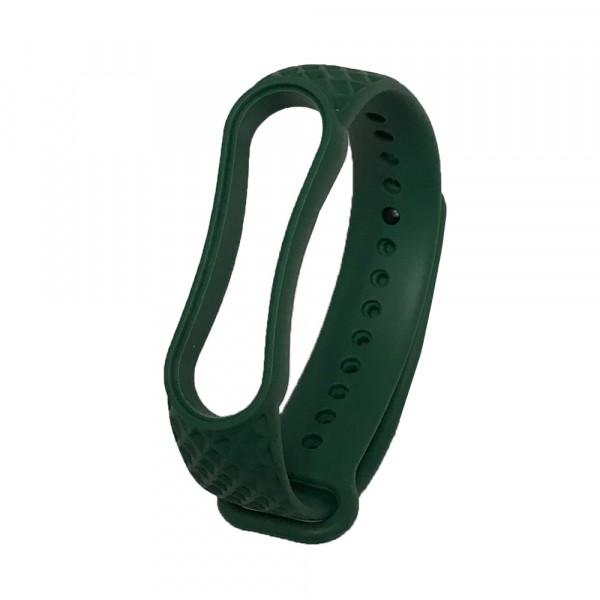 Ремінець Overlap для Xiaomi Mi Band 5 Pine green-0