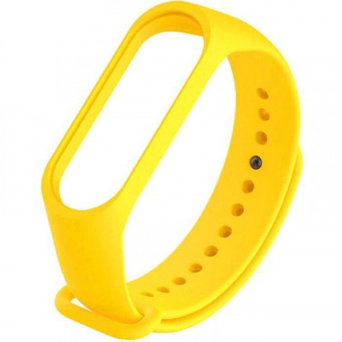 Ремінець Silicone для Xiaomi Mi Band 6 (Yellow)-0