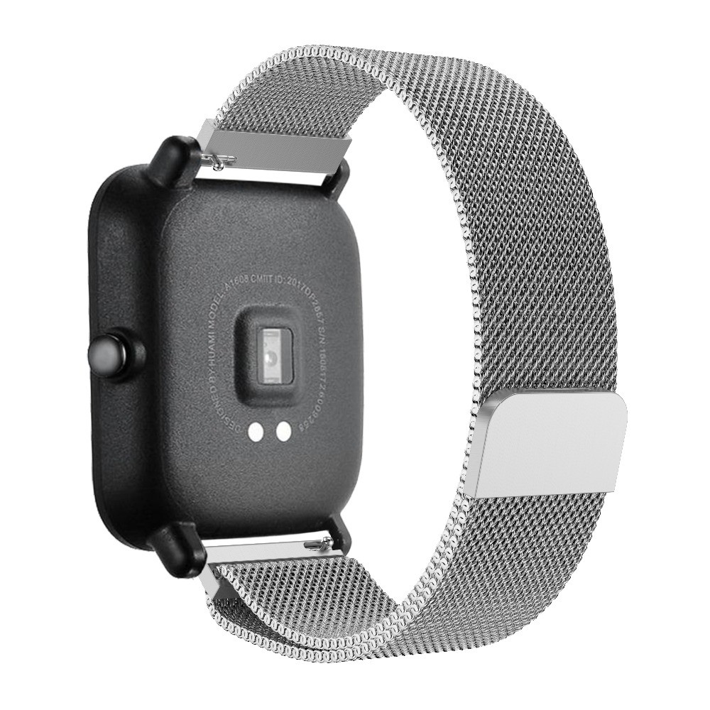 Ремінець Milanese Loop для Xiaomi Amazfit /Samsung 20 mm (Silver)-1