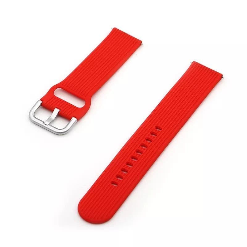 Ремінець Line Silicon 20mm (Red)-0