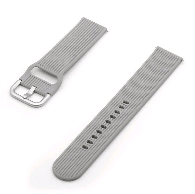 Ремінець Line Silicon 20mm (Silver)-0