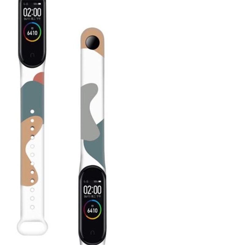 Ремінець для Mi Band 3/4 Multicolor Silicone (02)-0