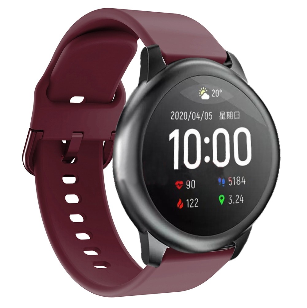 Ремінець Silicon для Samsung Gear S3/S2 22mm (мет. застібка) (Dragon fruit)-0