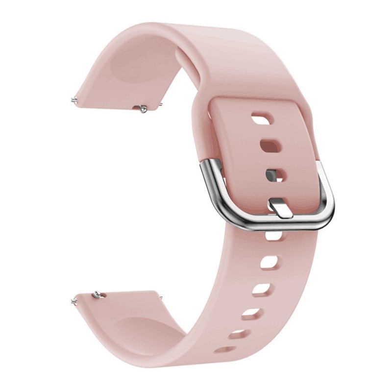 Ремінець Silicon для Samsung Gear S3/S2 22mm (мет. застібка) (Pink Sand)-0
