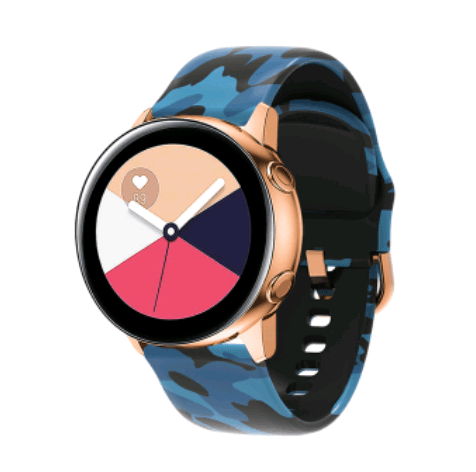 Ремінець для Samsung Gear S3 22mm (Камуфляж, Синій)-0