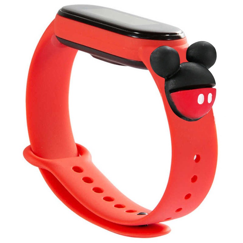 Ремінець Іграшка для Mi Band 3/4 (Miki, Red)-0
