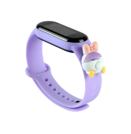 Ремінець Іграшка для Mi Band 3/4 (Ponka, Purple)-0