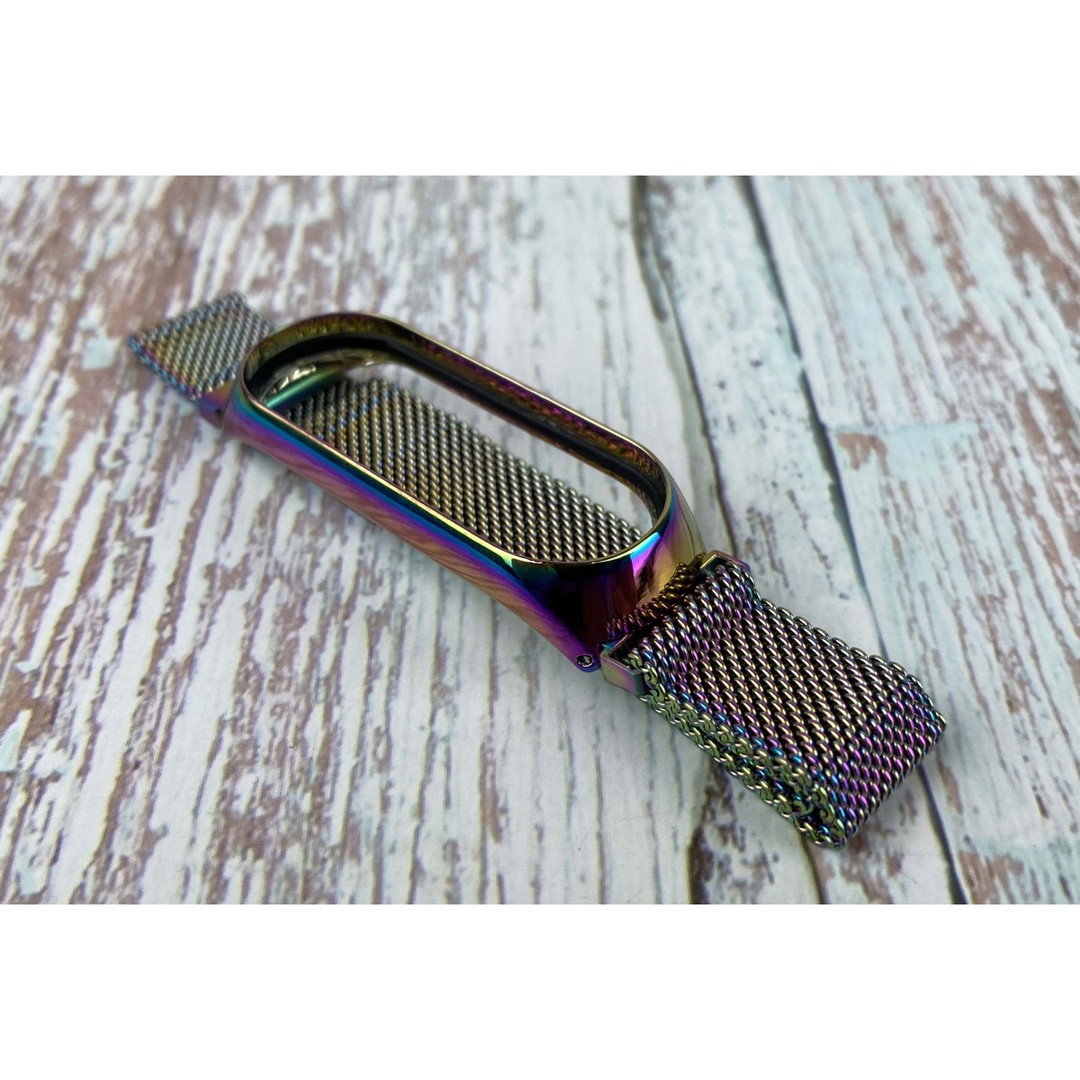 Ремінець Milanese Loop для Mi Band 3/4 хамелеон-0