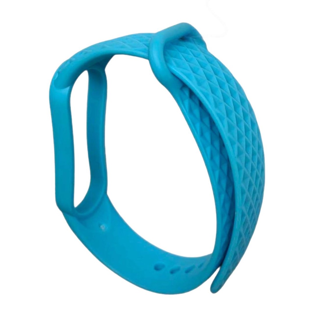 Ремінець Overlap для Xiaomi Mi Band 5/6 Блакитний-0