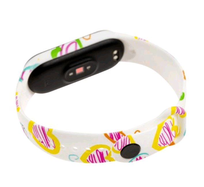 Ремінець для  Mi Band 3/Mi Band 4 "Сердечки"-1