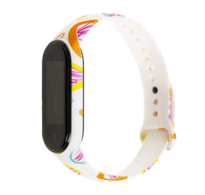 Ремінець для  Mi Band 3/Mi Band 4 "Сердечки"-0