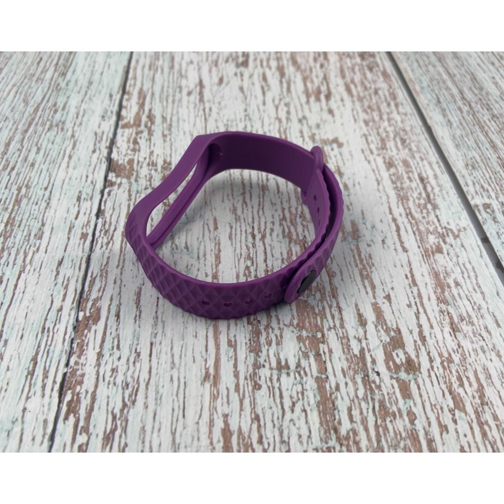 Ремінець Rhombus для Xiaomi Mi Band 3/Band 4 (Purple)-0