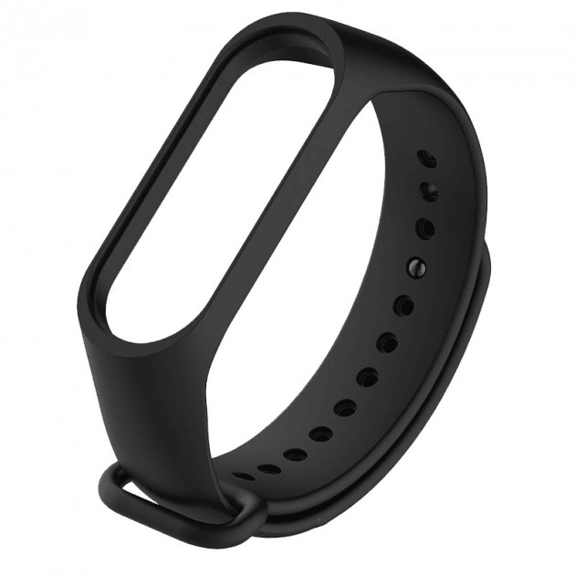 Ремінець Silicone для Mi Band 7/6/5 (black)-0