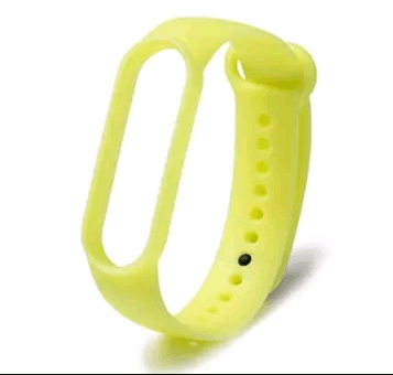 Ремінець Silicone для Mi Band 5/6 (Lime)-0
