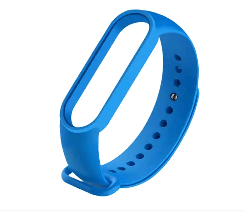 Ремінець Silicone для Mi Band 5/6 (Blue)-0