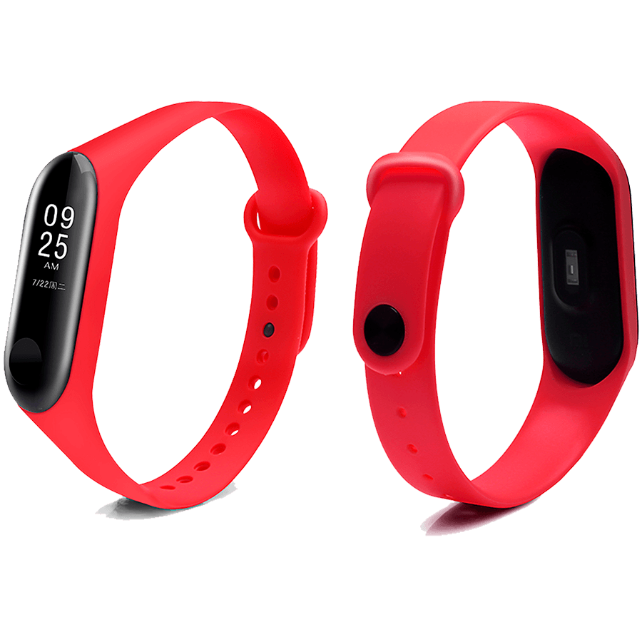Ремінець Silicone для Mi Band 3/4 (Red)-0