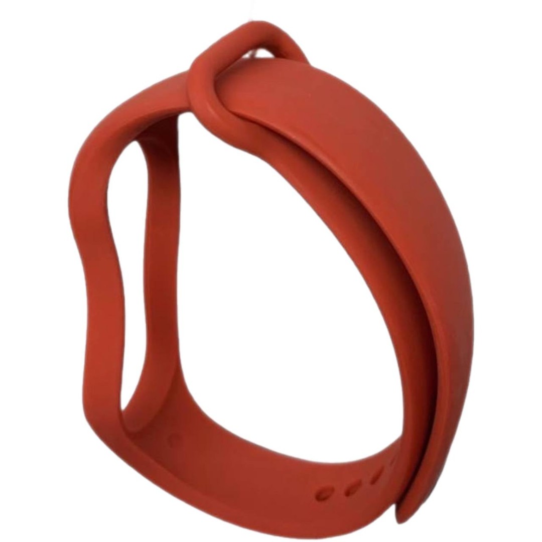 Ремінець Silicone для Mi Band 7/6/5 (Кораловий)-0